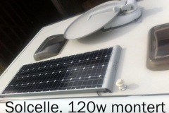Solcelle montert